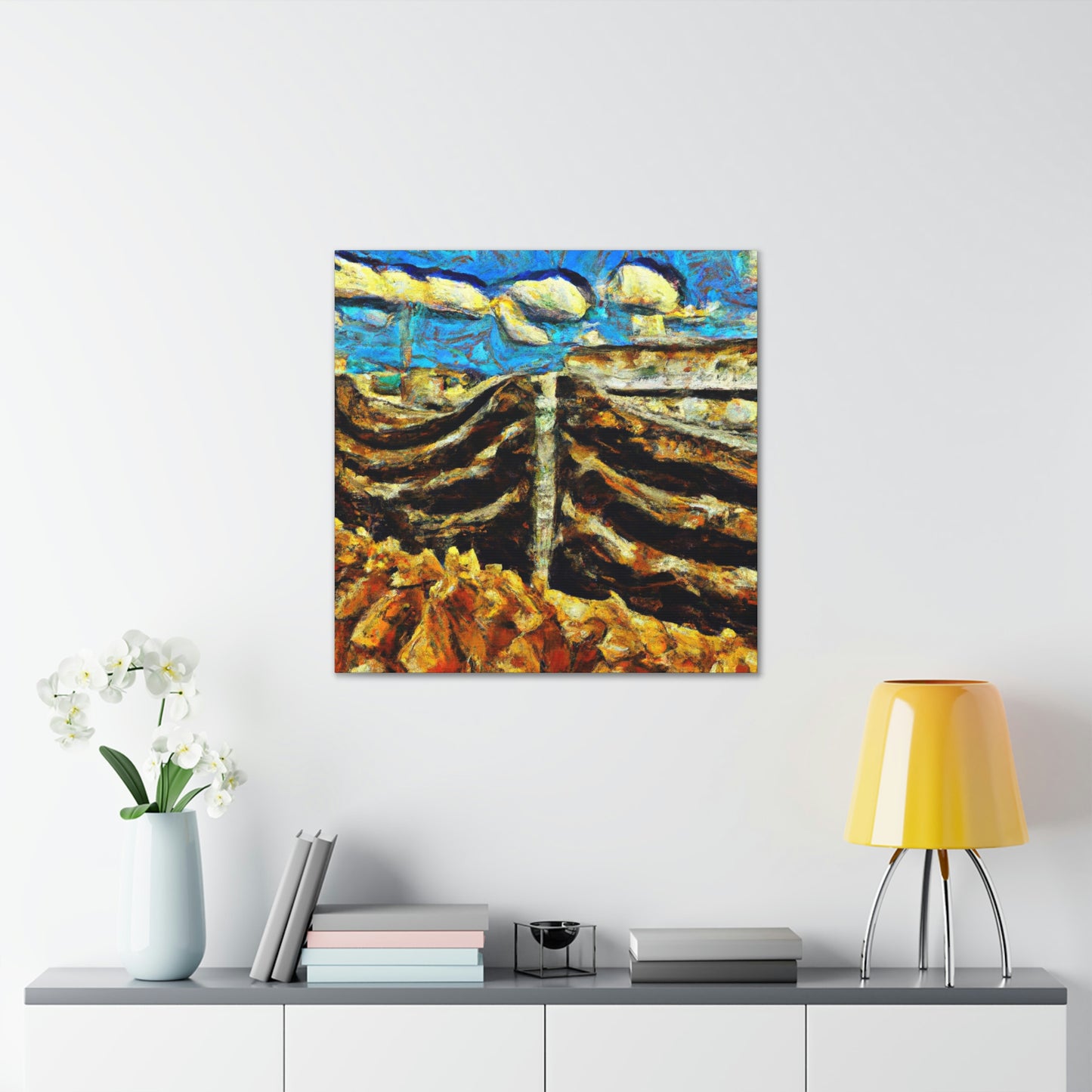 Seawall Sunset Splendor - Canvas