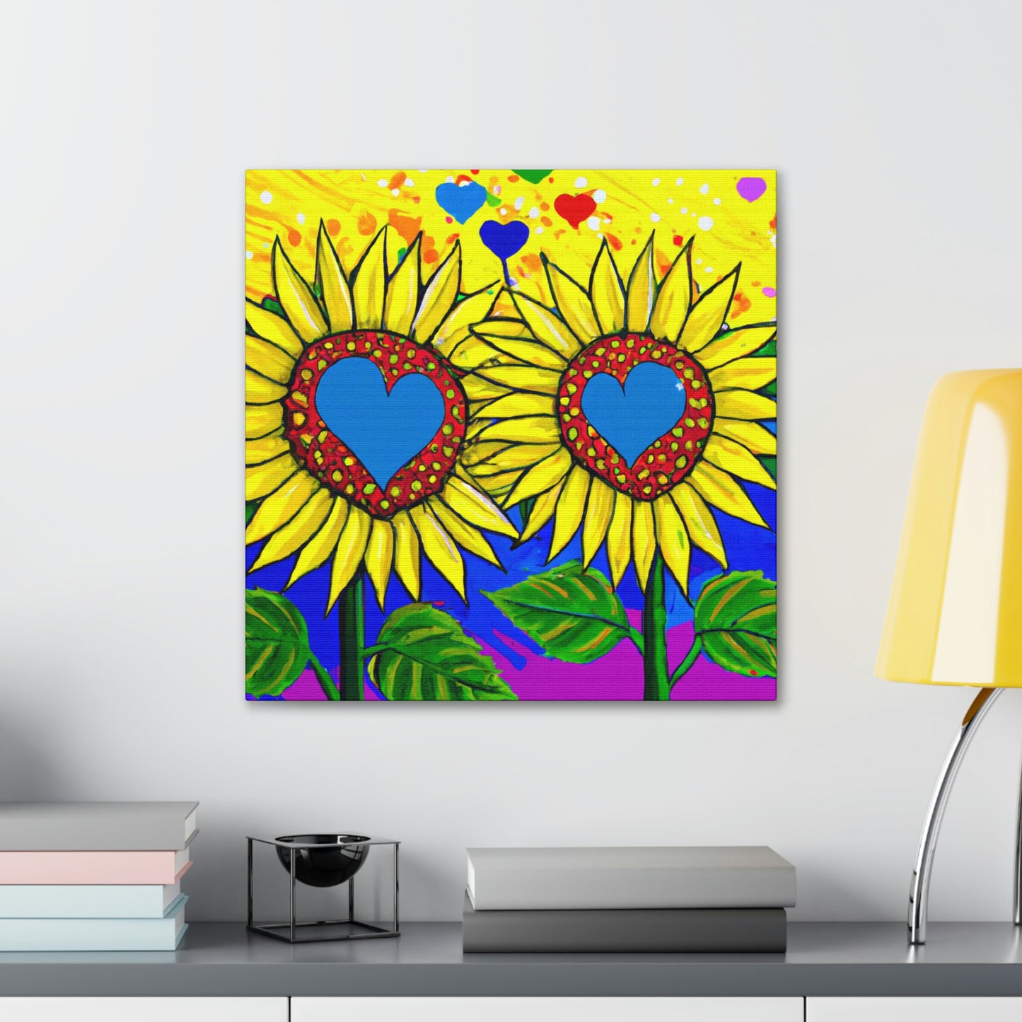 Love in Sunflowers - Canvas