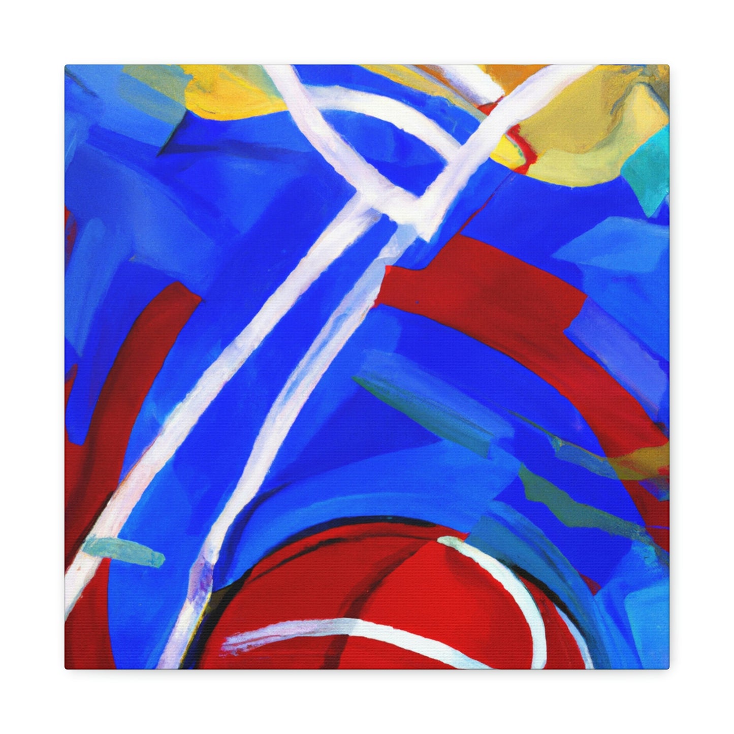 "Basketball: In Color" - Canvas