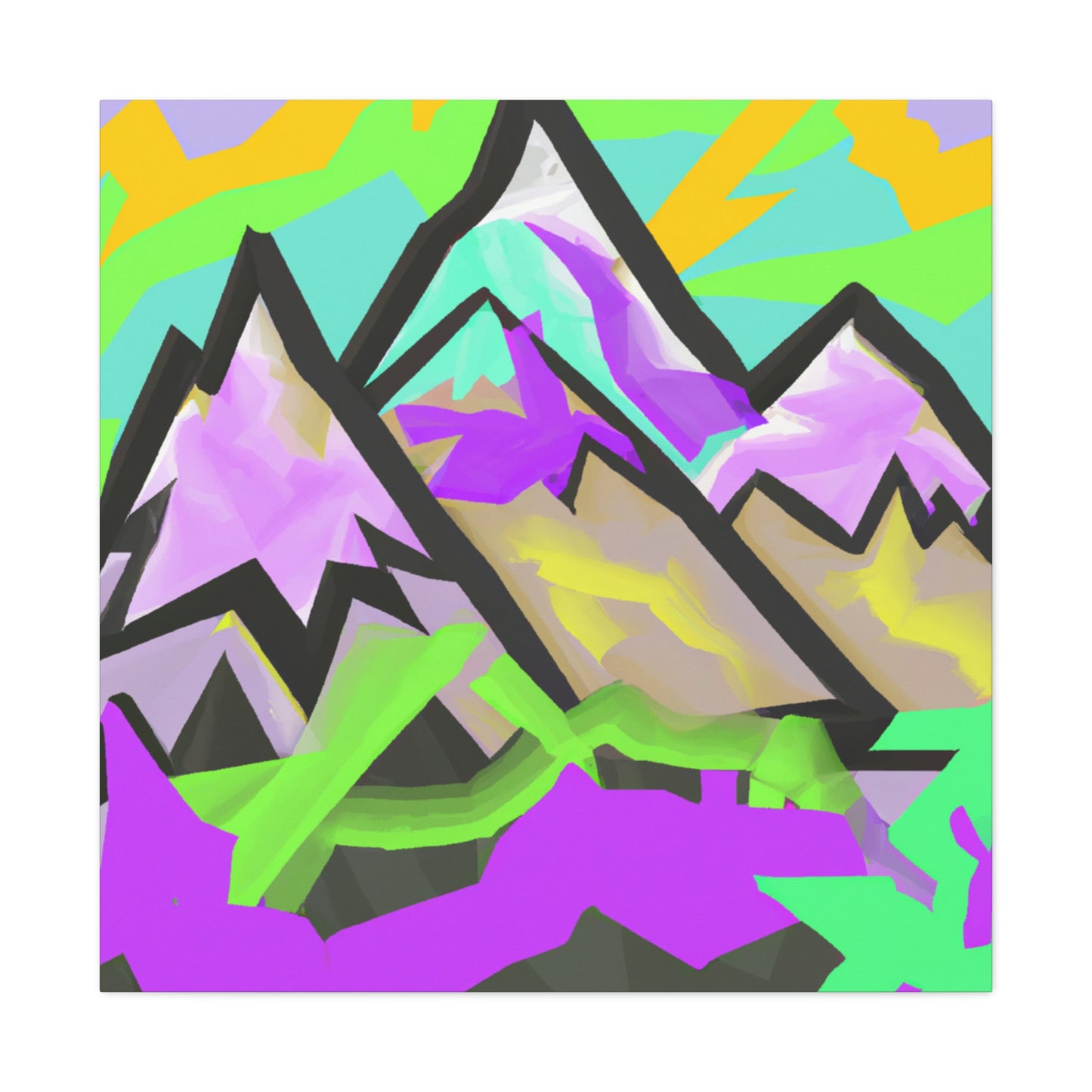 "Mountain Majesty Splendor" - Canvas