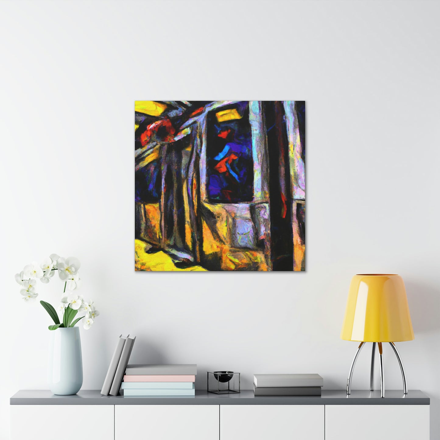 Subway Train - Primeval - Canvas