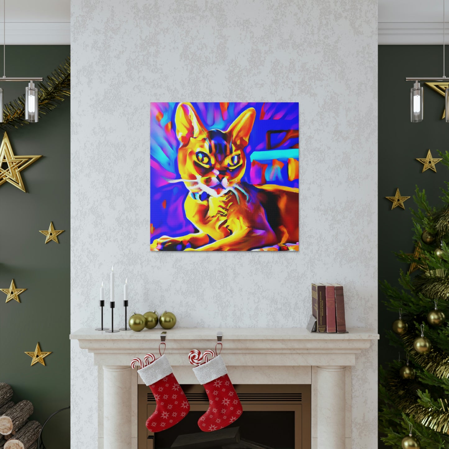 Abyssinian Pop Splendor - Canvas