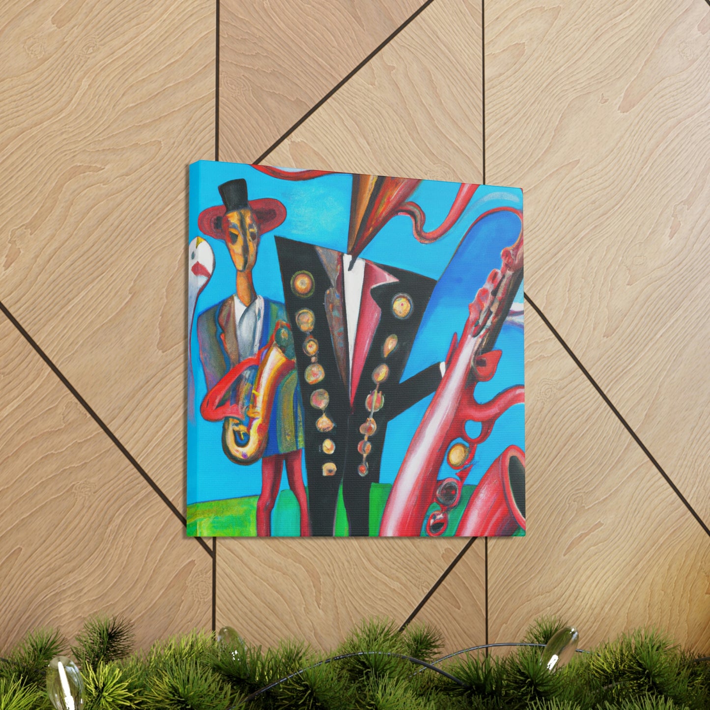 "Saxophone in Fauvism" - Canvas