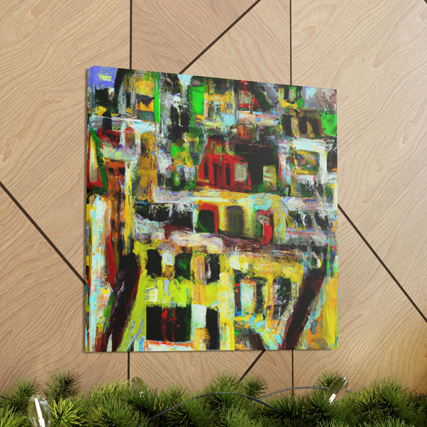 "Tudor Abstract Expressionism" - Canvas