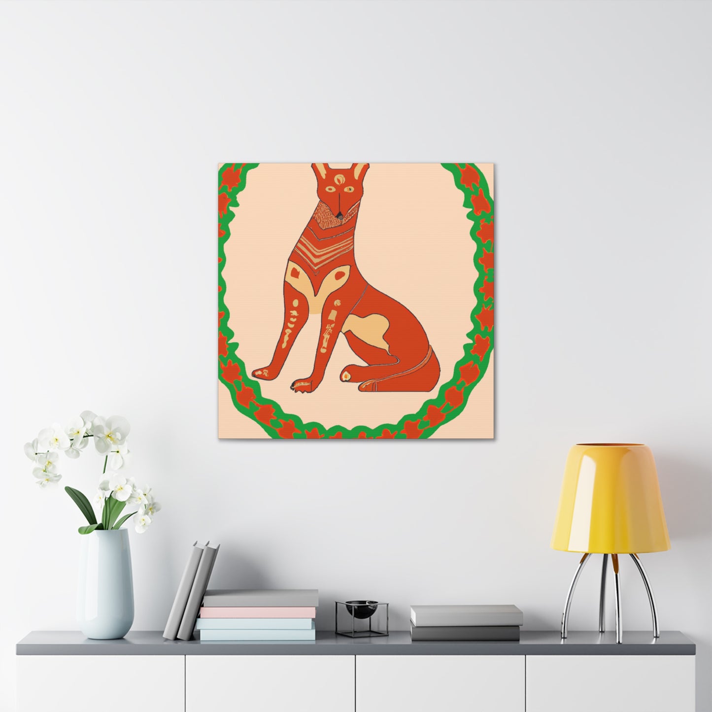 "Dhole Reflected Opulence" - Canvas