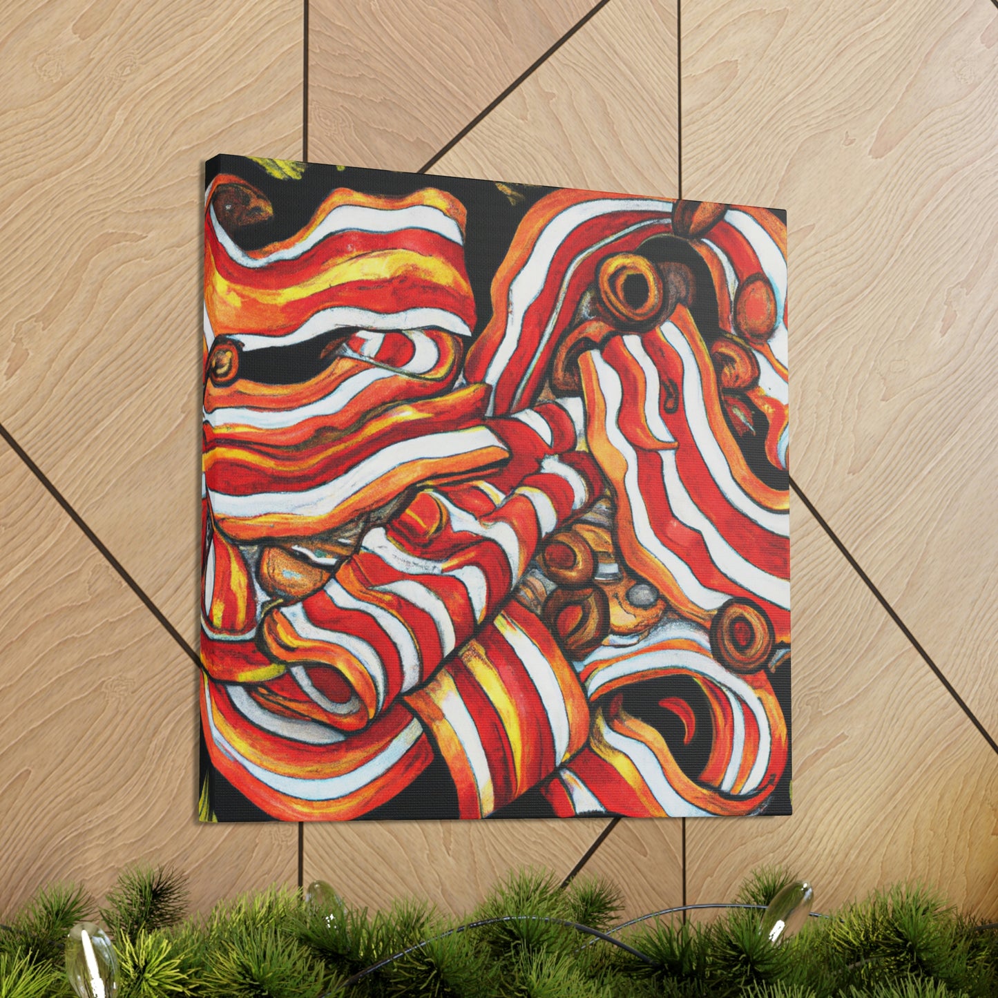 "Bacon Delight Painting" - Canvas