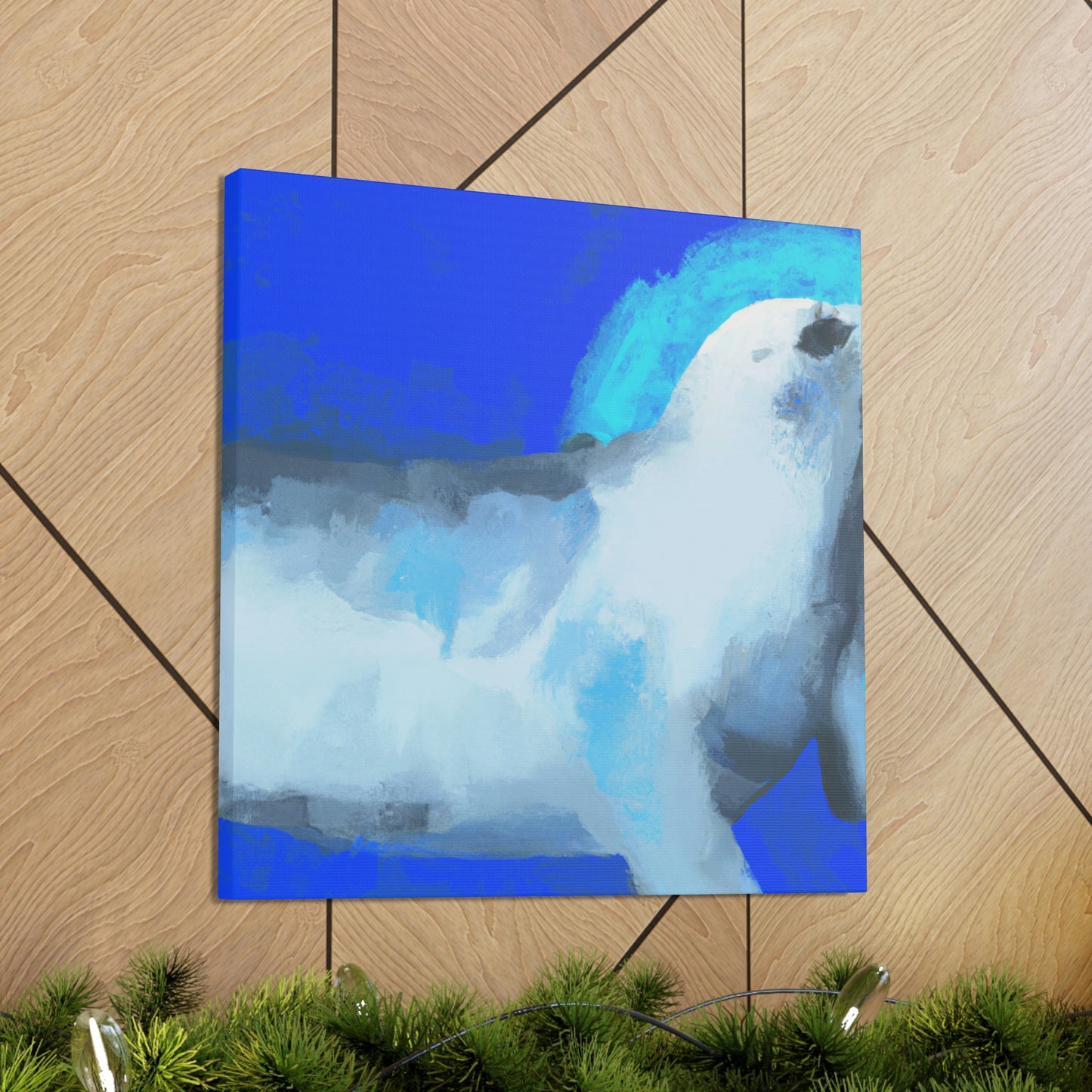 "Harp Seal in Expressionism" - Canvas