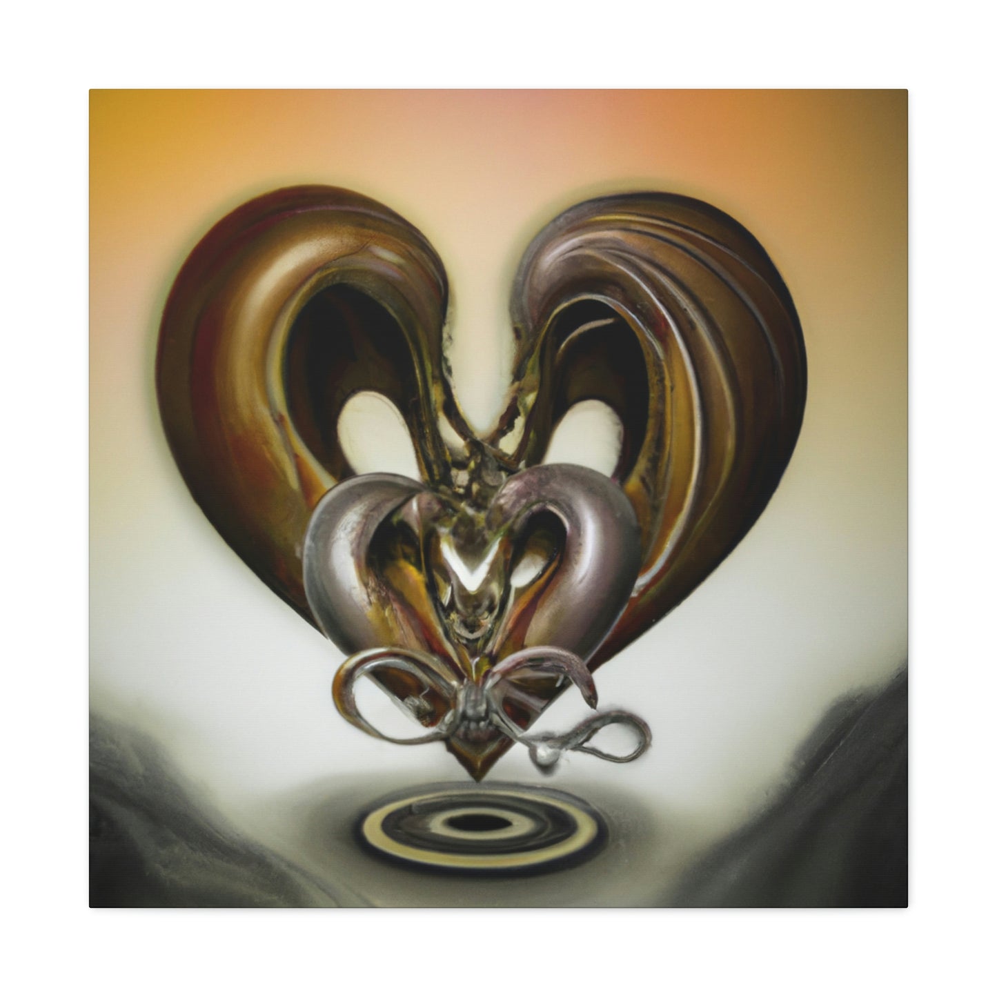 Intertwined Hearts Unite - Canvas