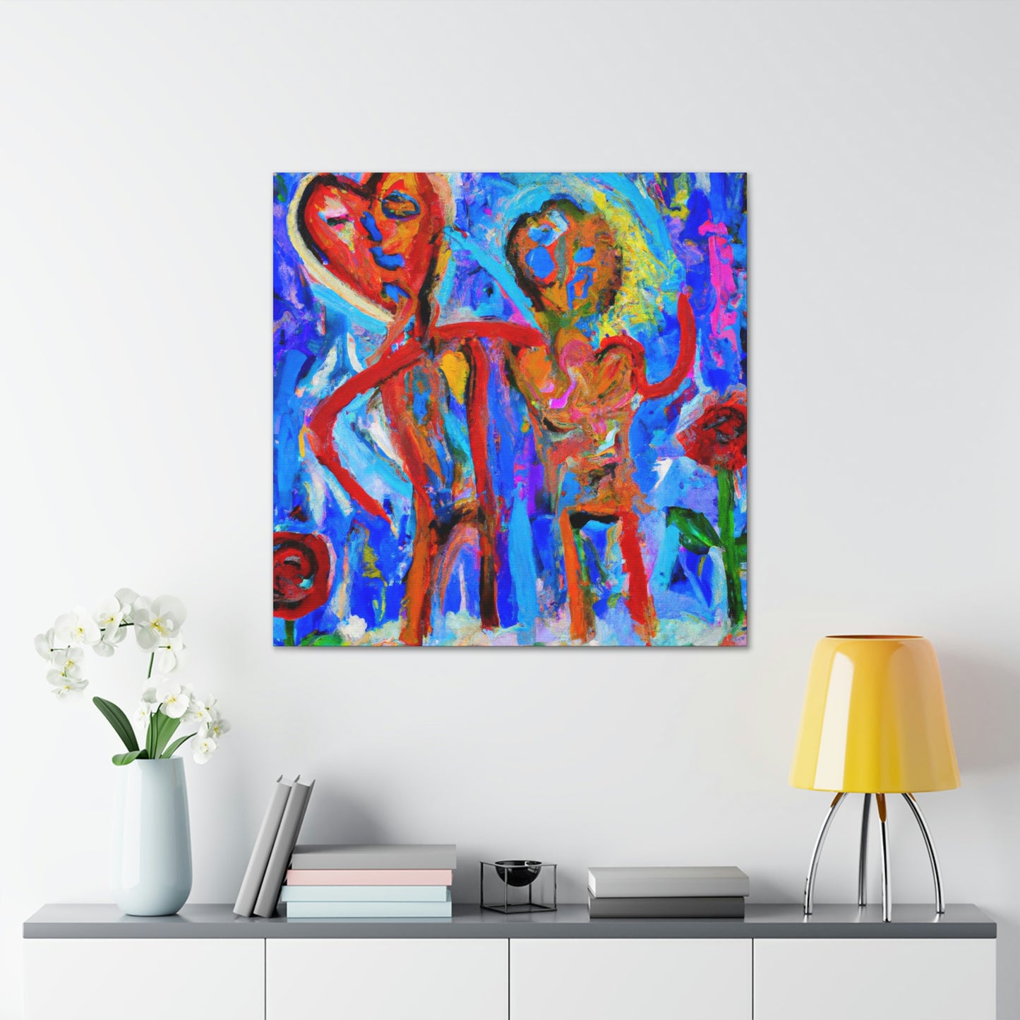 Love Blooms Eternal - Canvas