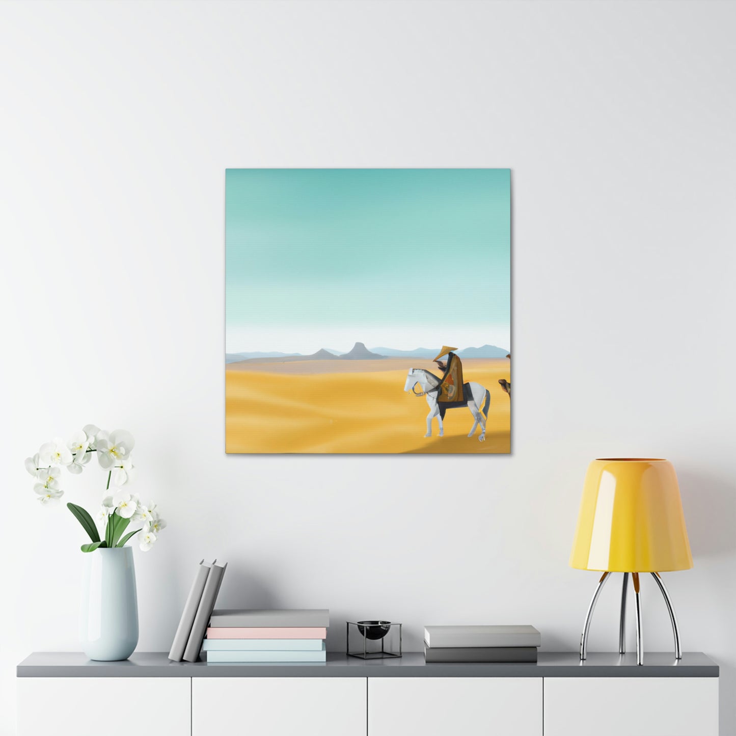 Western Sky Painted Gold - Canvas