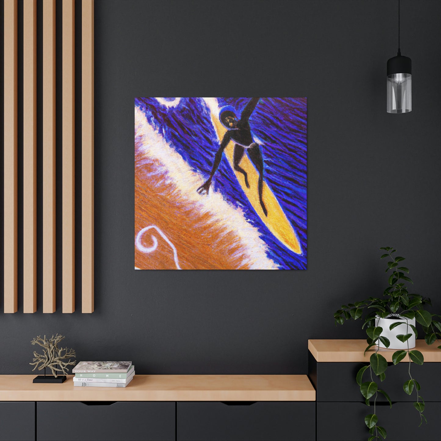 Surfing in Dreamsscape - Canvas