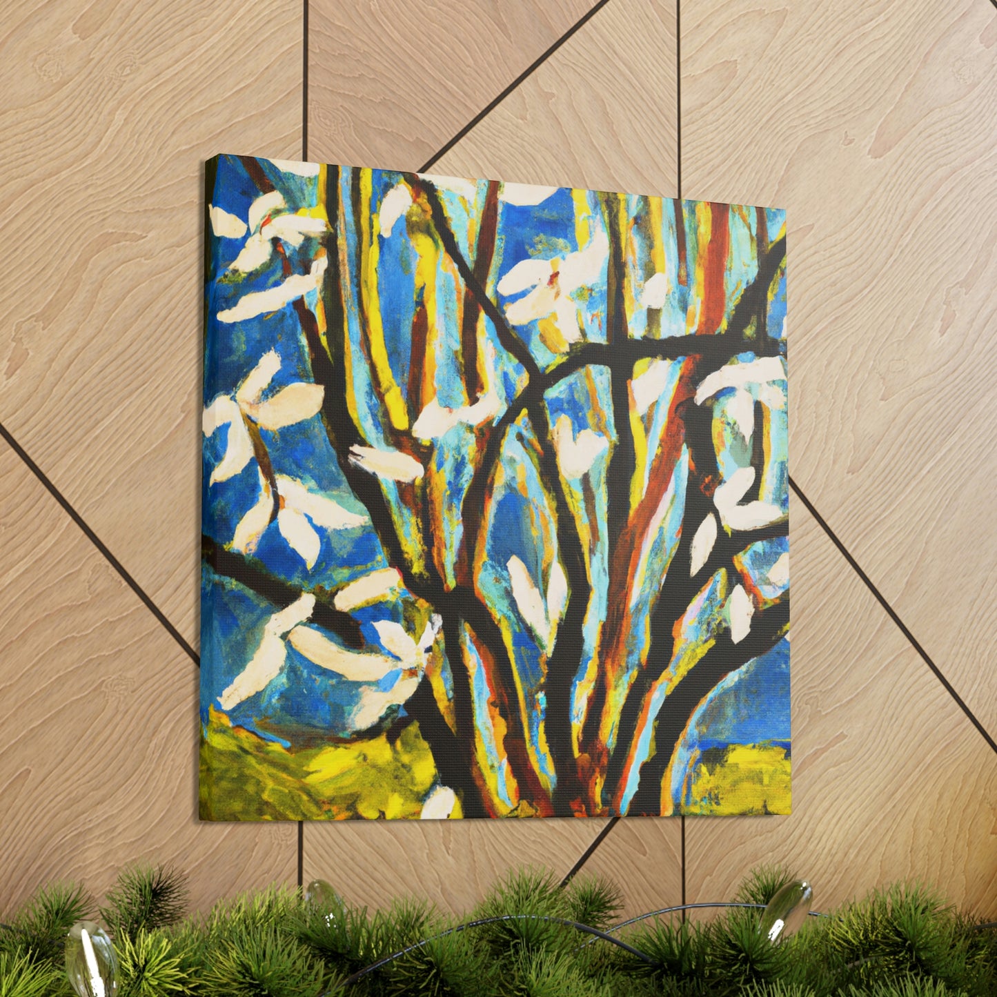 Dogwood in Expressionism - Canvas