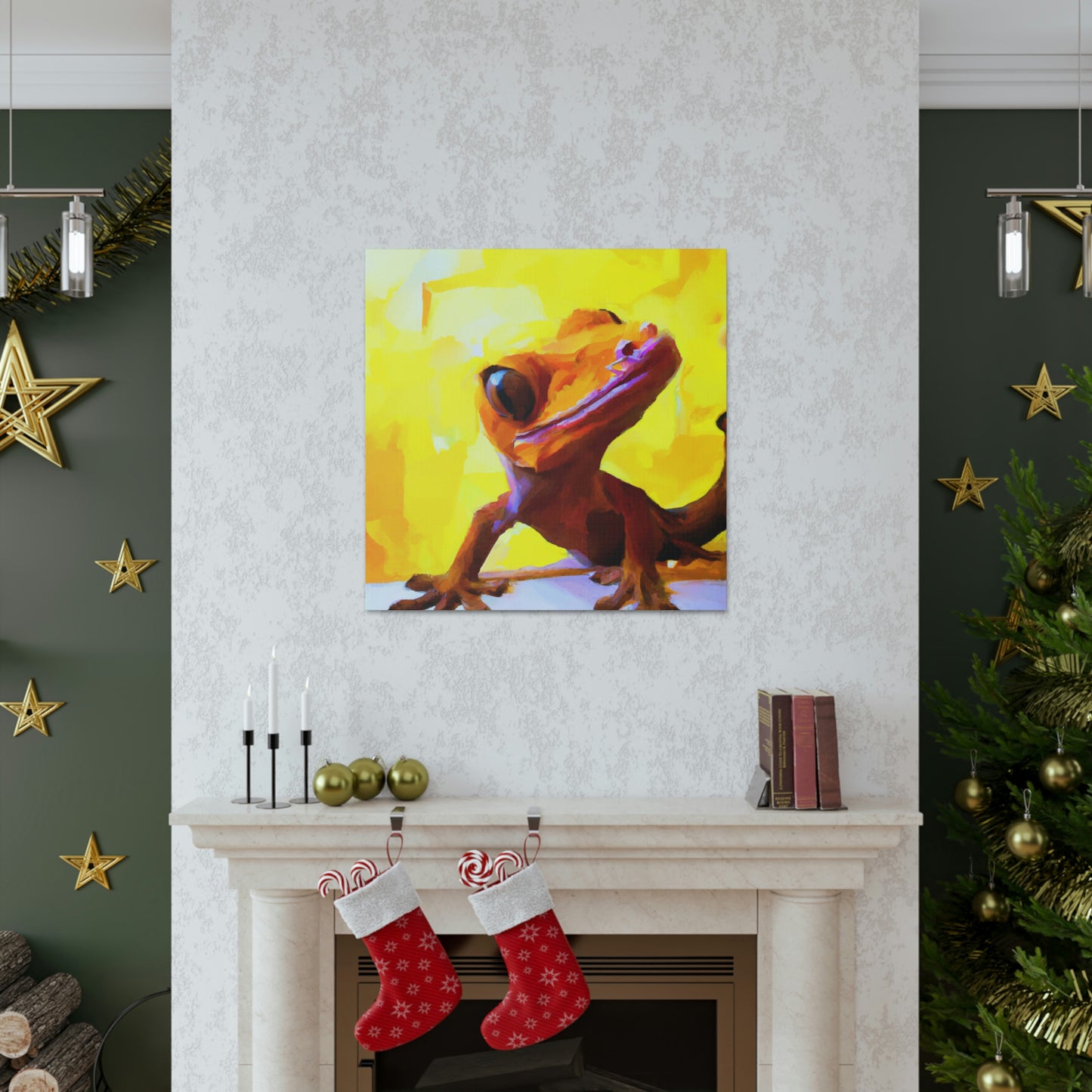 Gecko's Surreal Dream - Canvas