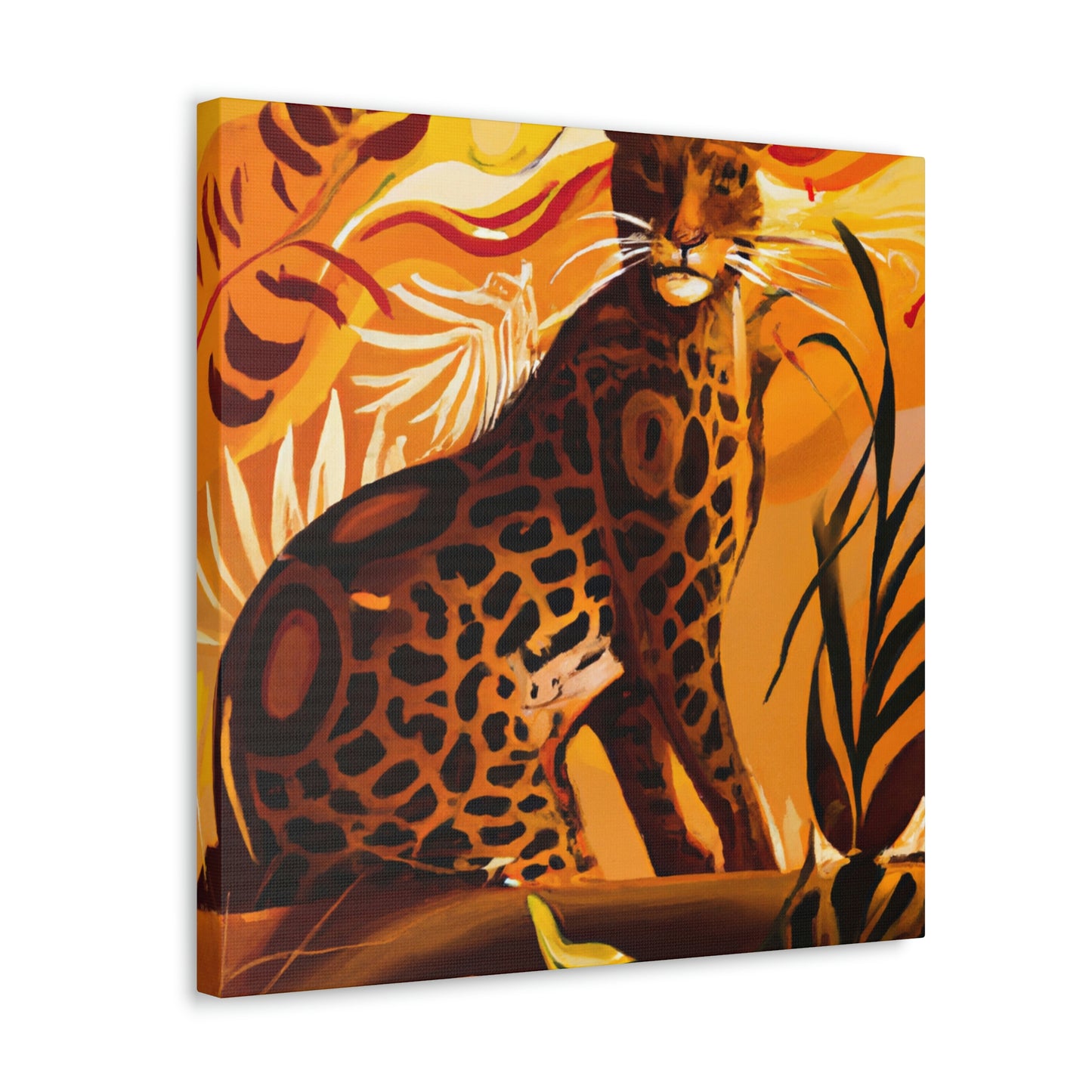 "Leopard in the Jazz Age" - Canvas