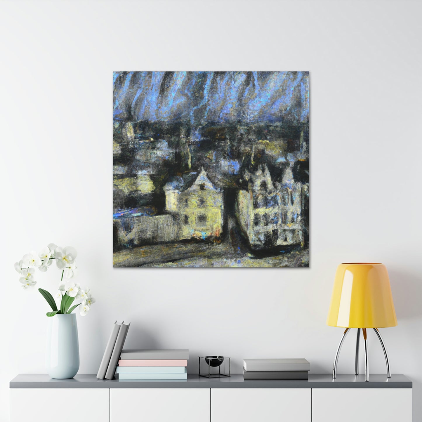 "Victorian Dreamscape Portrayal" - Canvas