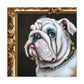 "Bulldog's Majesty Unleashed" - Canvas