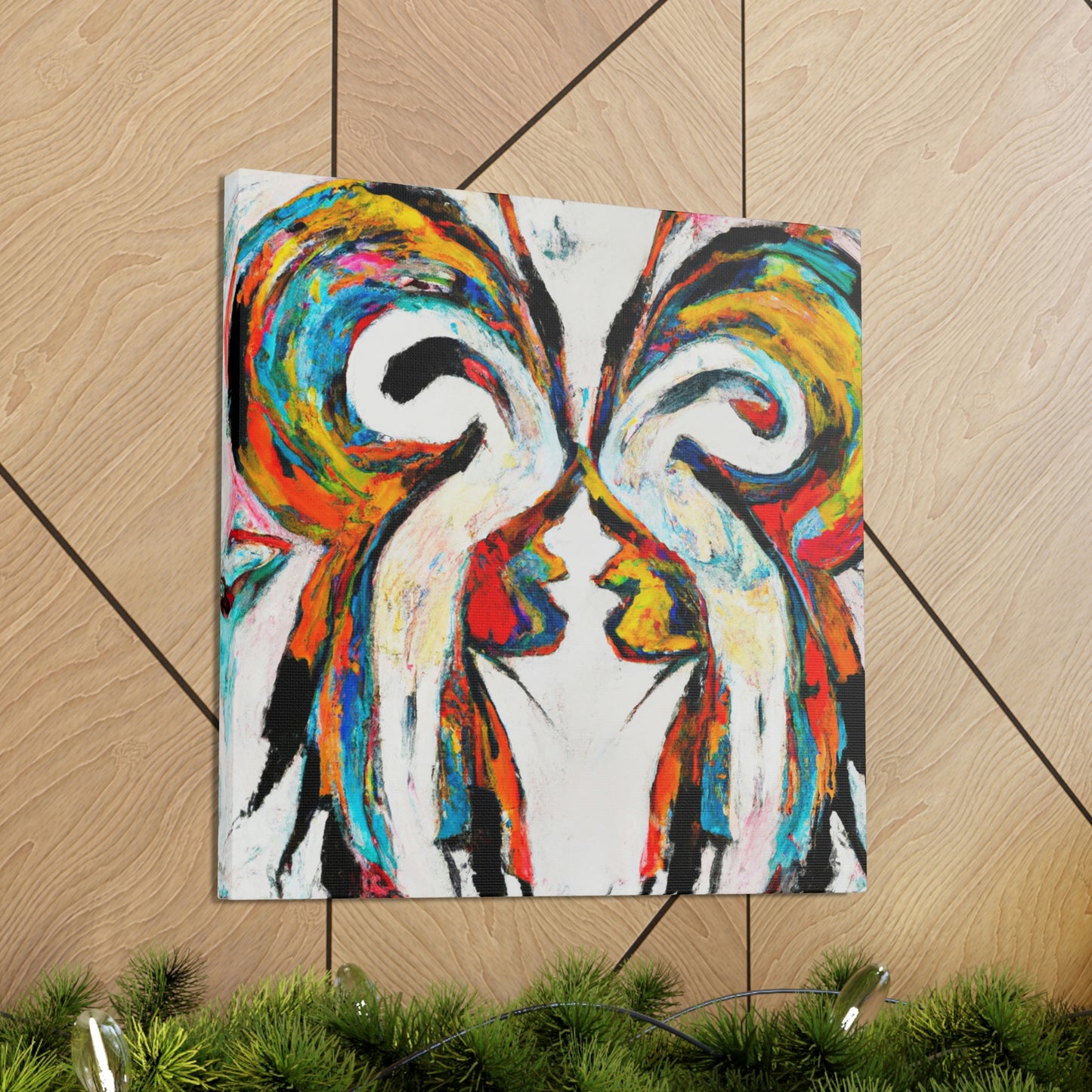 "Love's Winged Embrace" - Canvas