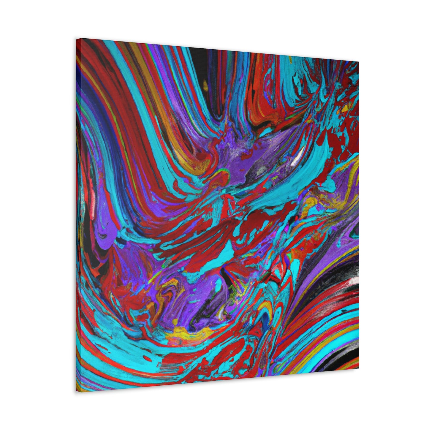 "Dynamic Flowing Melodies" - Canvas