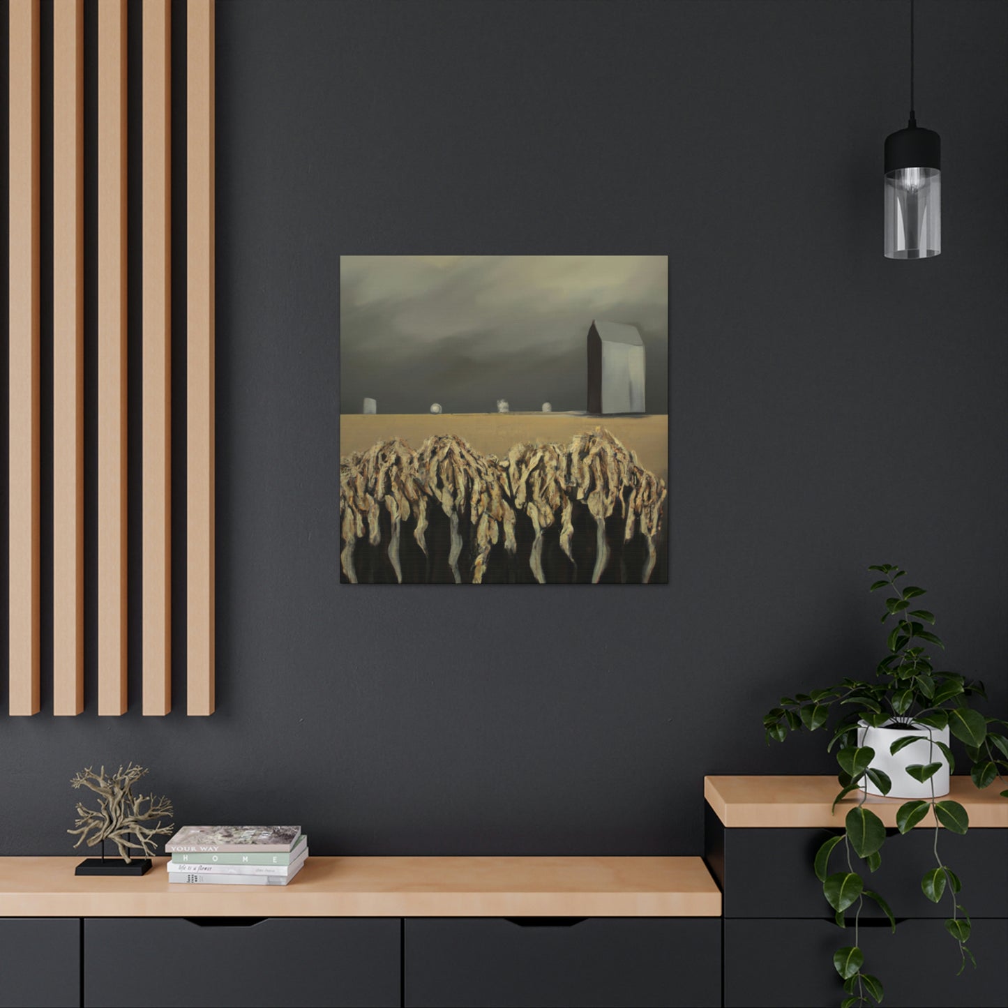 Wheat Field Dreamscape - Canvas