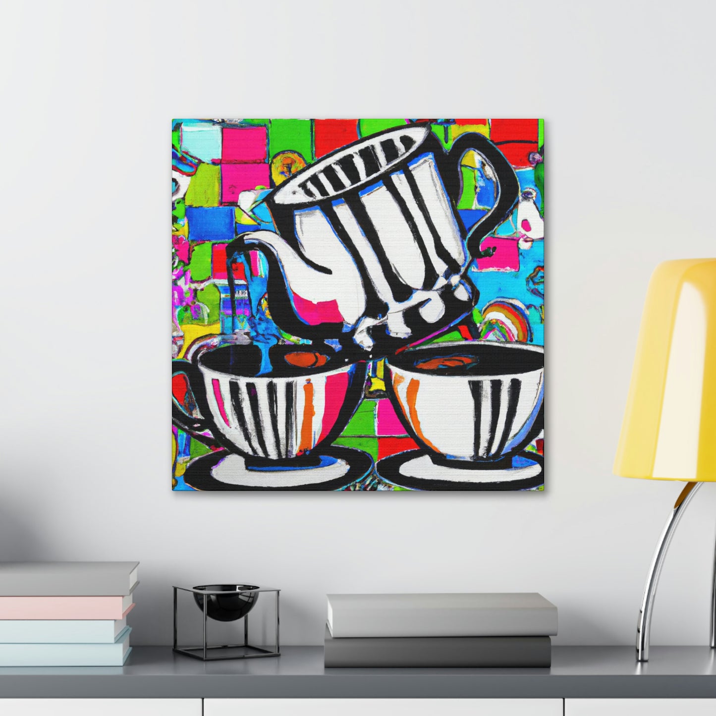 Cups of Reflection. - Canvas