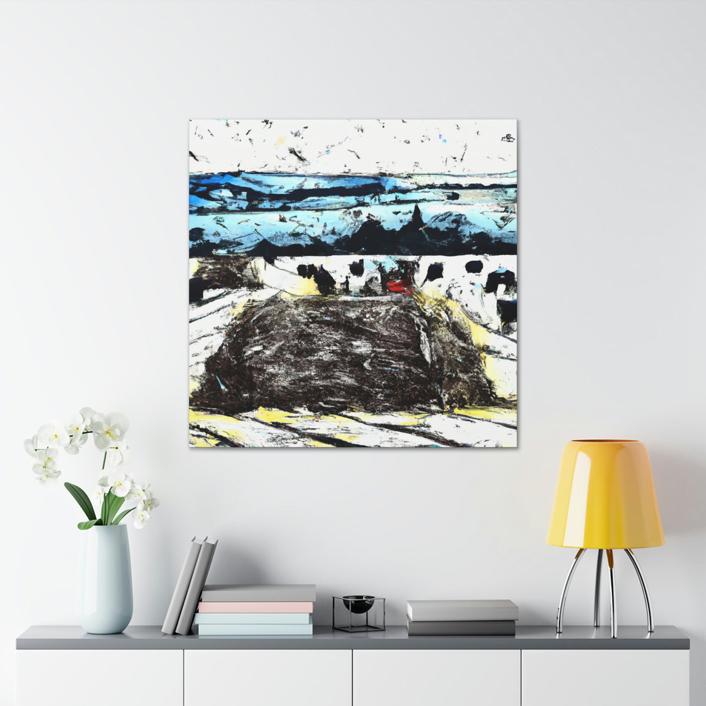 Hayfield in Dreamland - Canvas