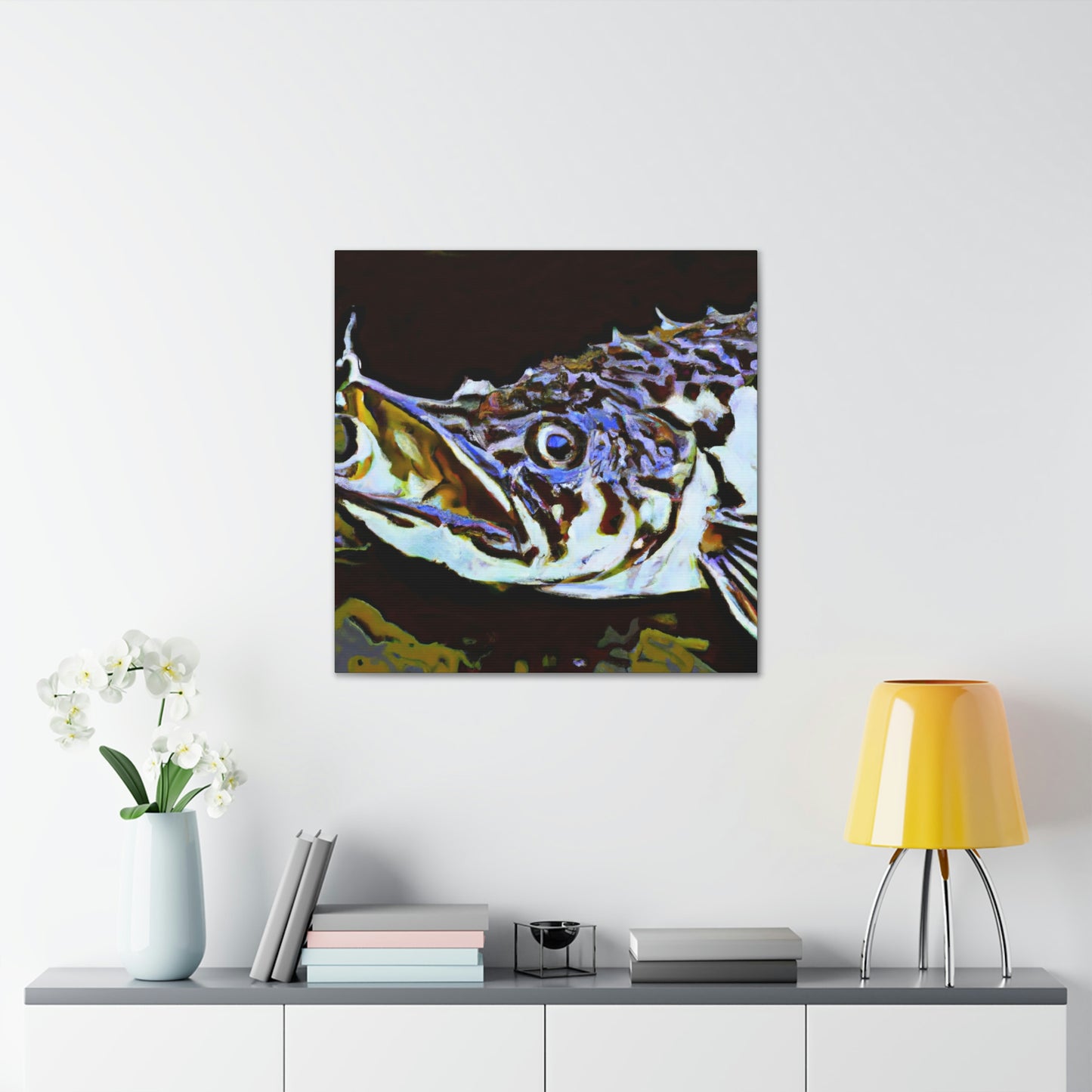 "Corydoras Catfish Abstract" - Canvas