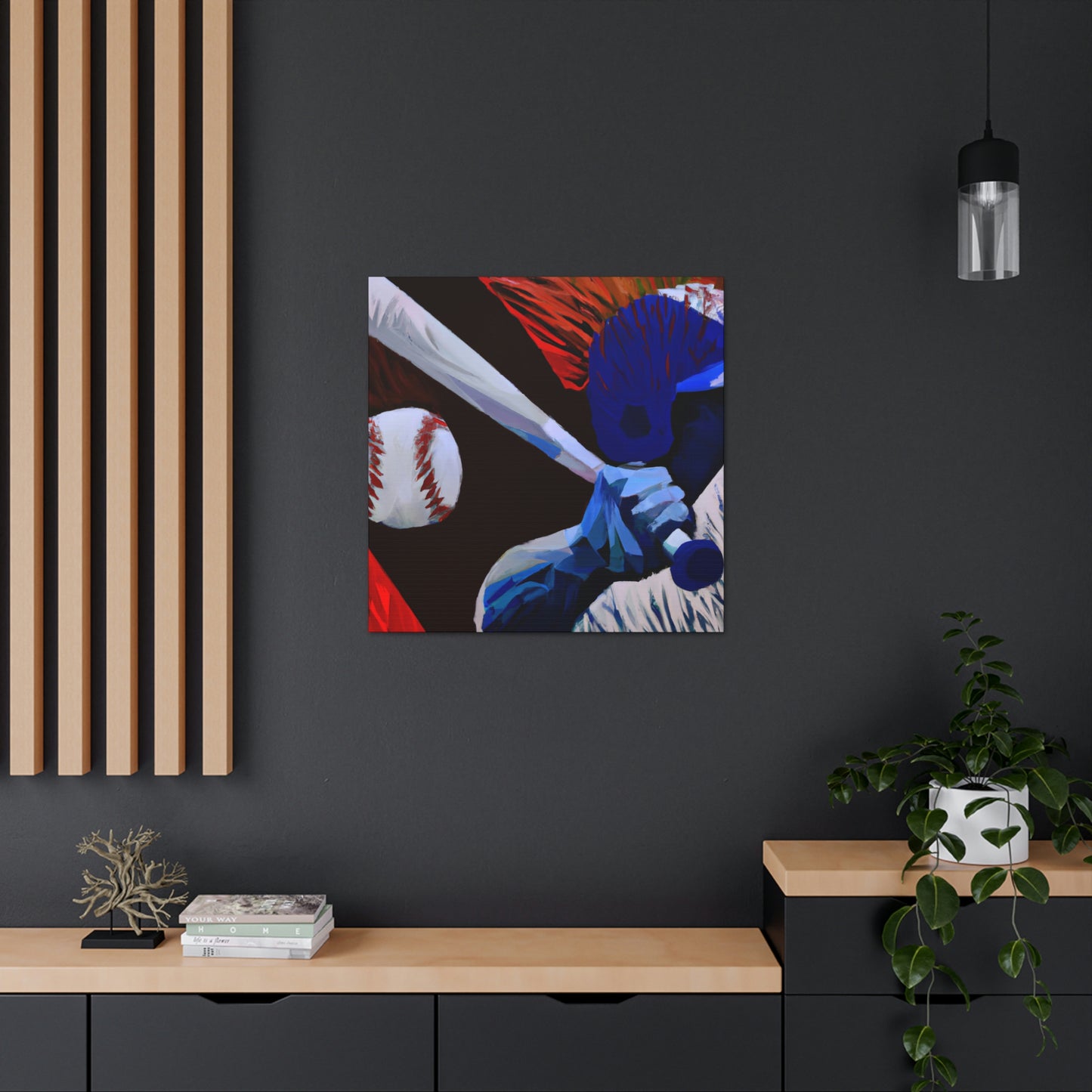 Baseball As Artwork - Canvas