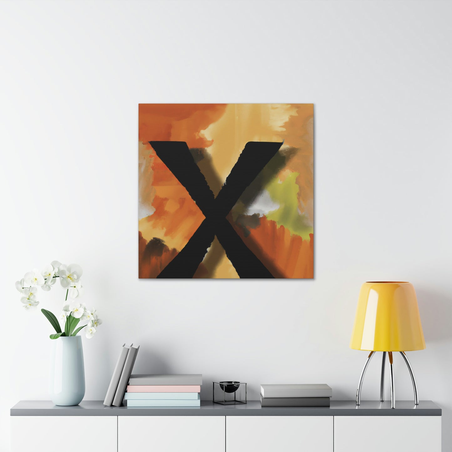 X in Reflection Series - Canvas