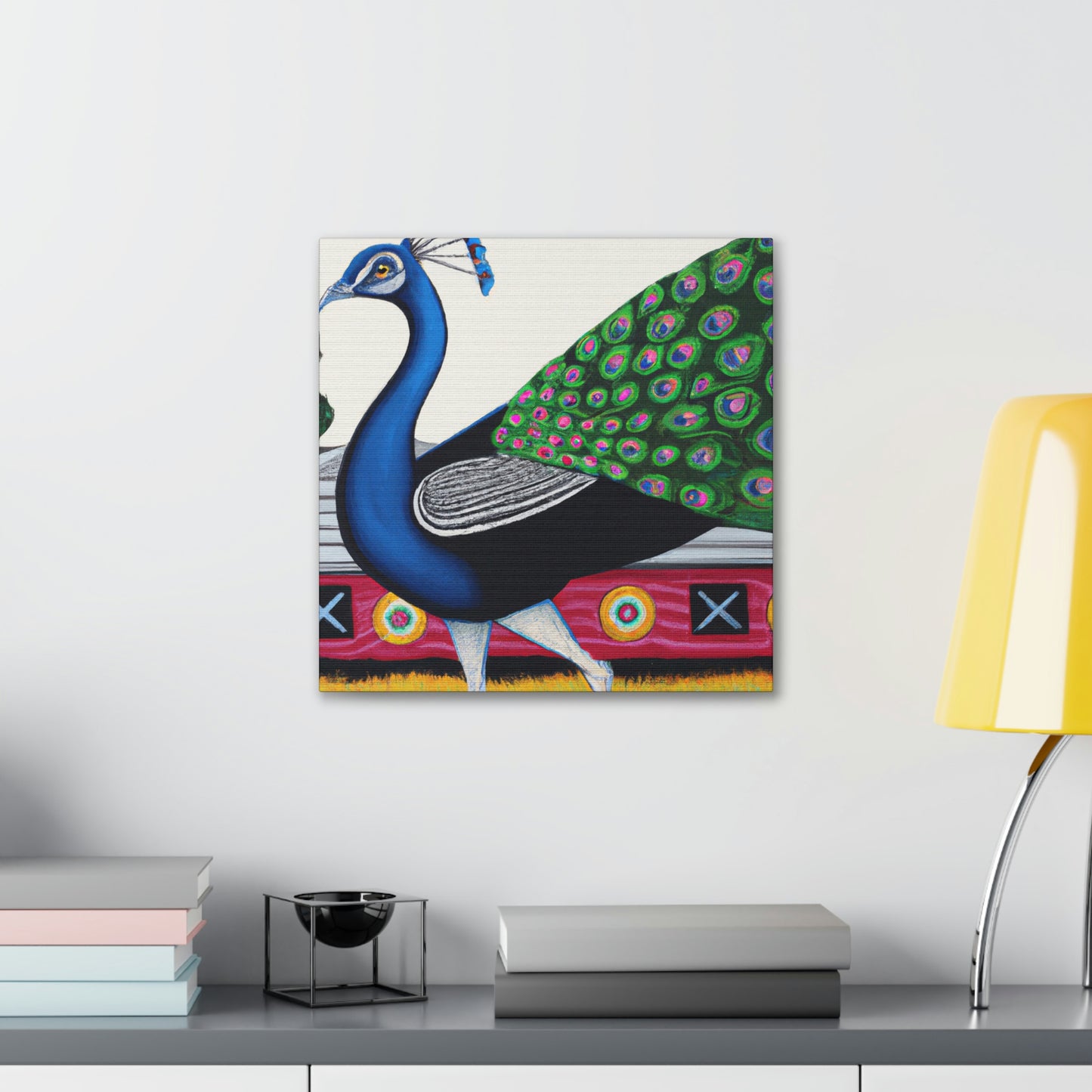 "Peacock in Paradise" - Canvas