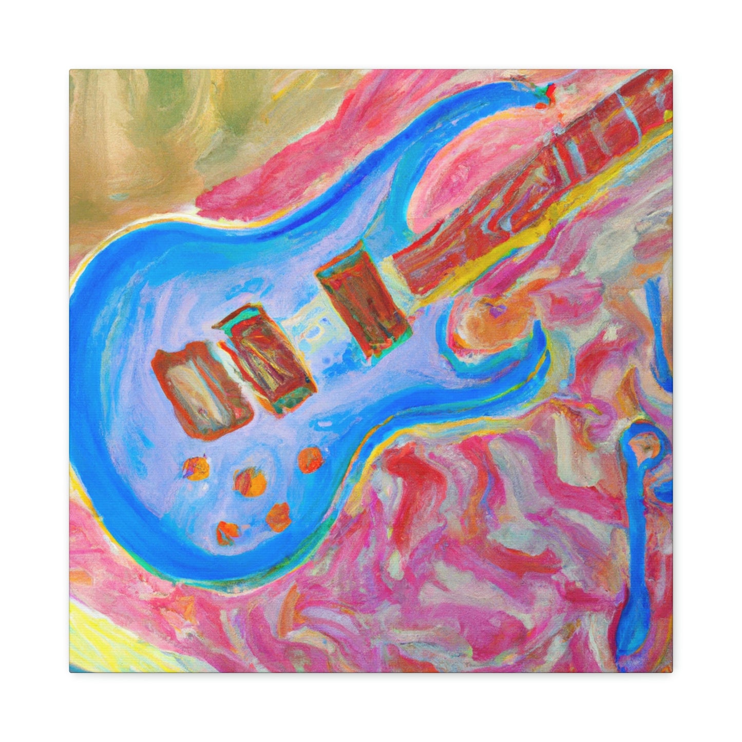 "Electric Guitar Triumphant" - Canvas