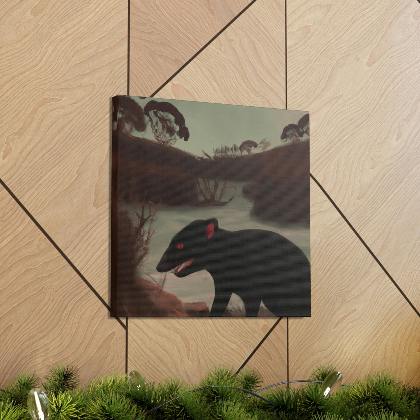 Devil in Tasmanian Land - Canvas