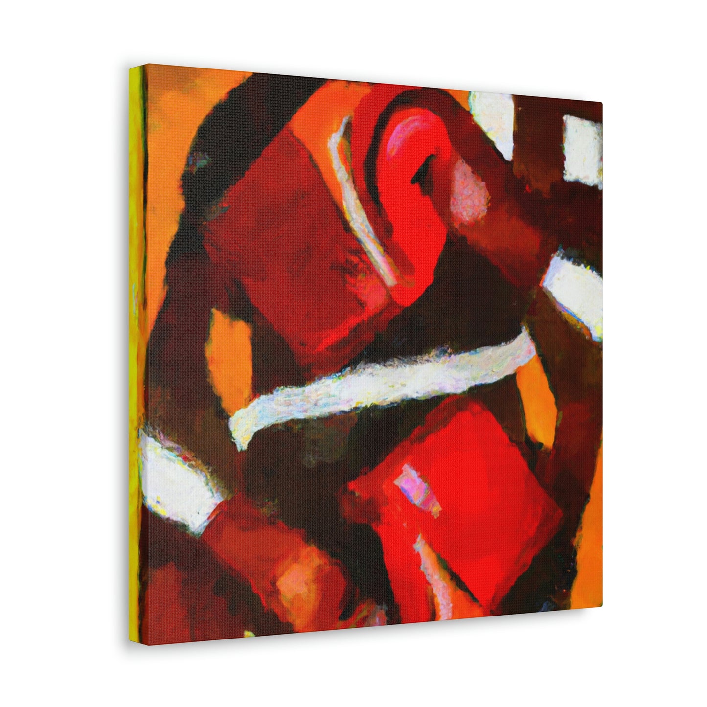 "Boxing in Abstract Form" - Canvas