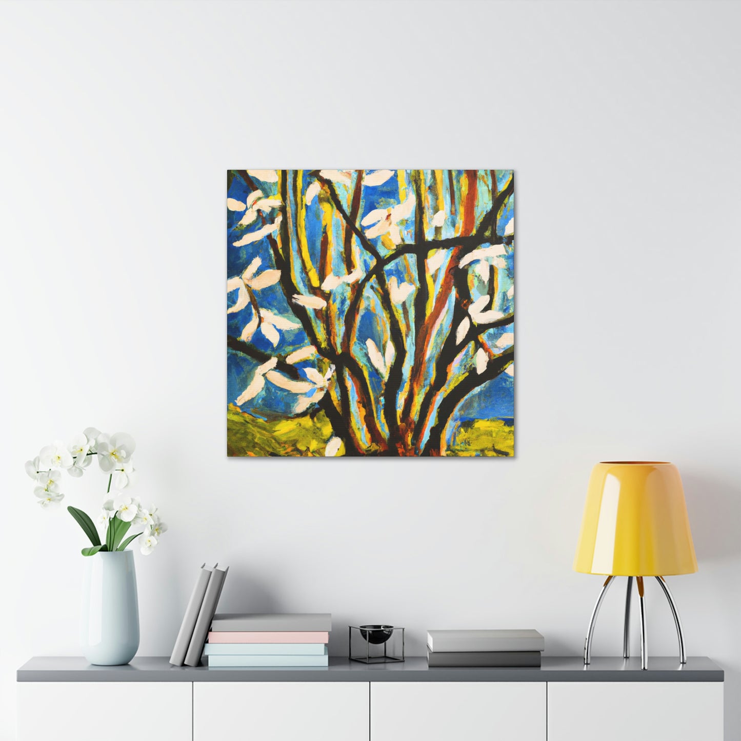 Dogwood in Expressionism - Canvas