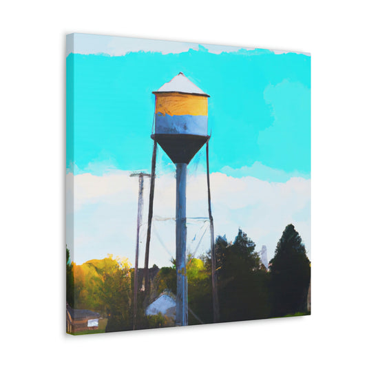 Aquatic Tower Wonder - Canvas