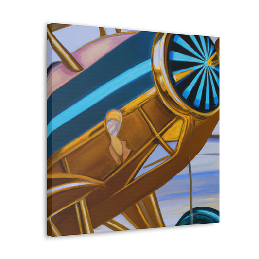 Vintage Airplane Fantasy - Canvas