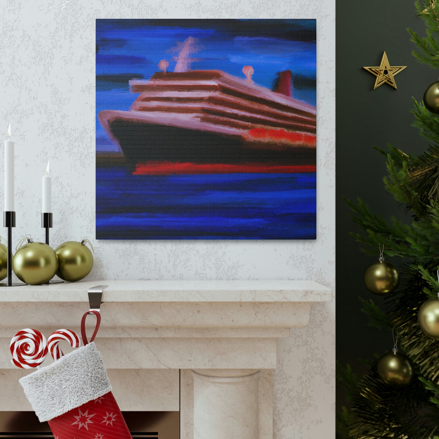 Cruise Ship Simplicity - Canvas