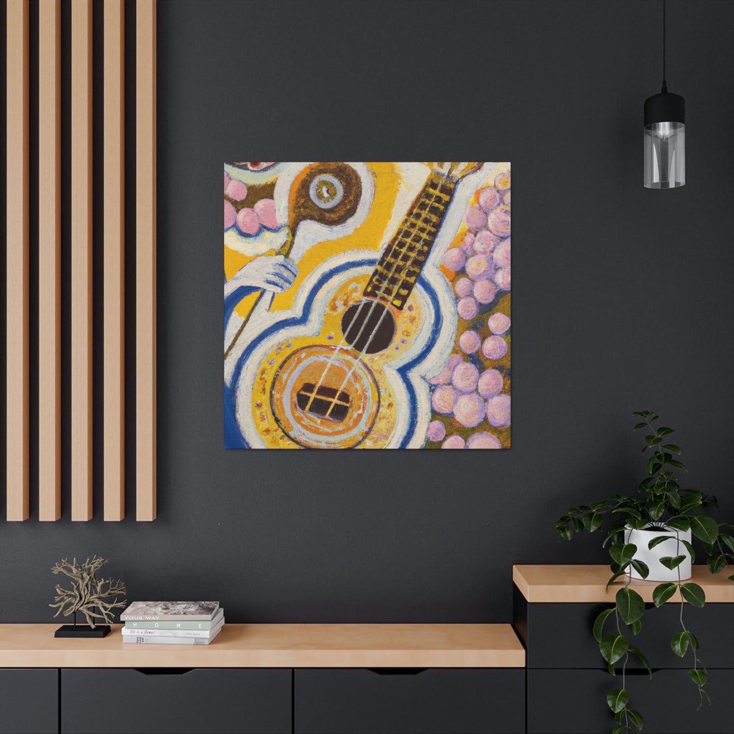 Ukelele Abstract Dreaming - Canvas