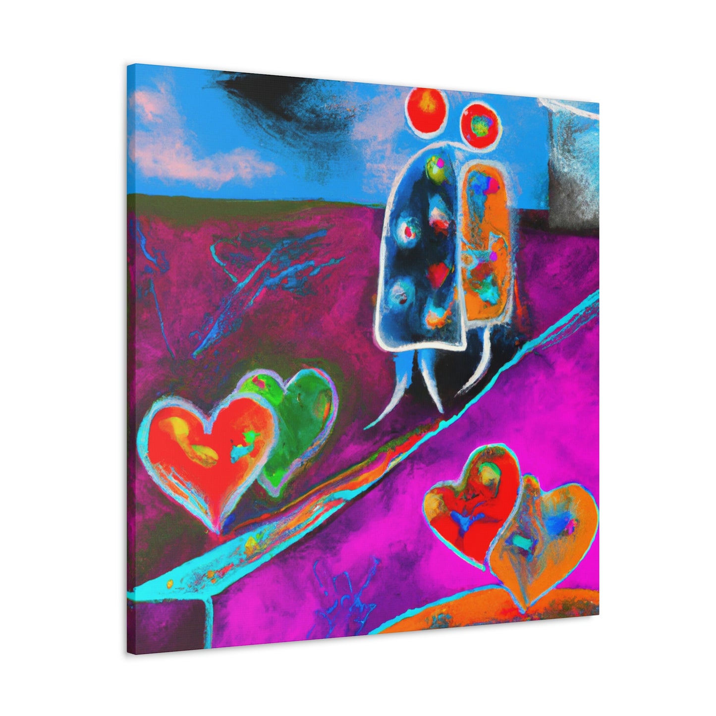 Love's Valiant Journey - Canvas