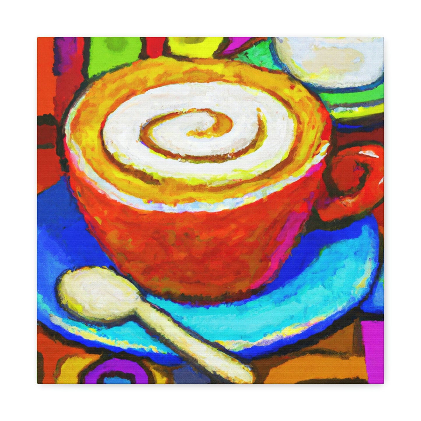 "Cappuchino in Fauvism." - Canvas