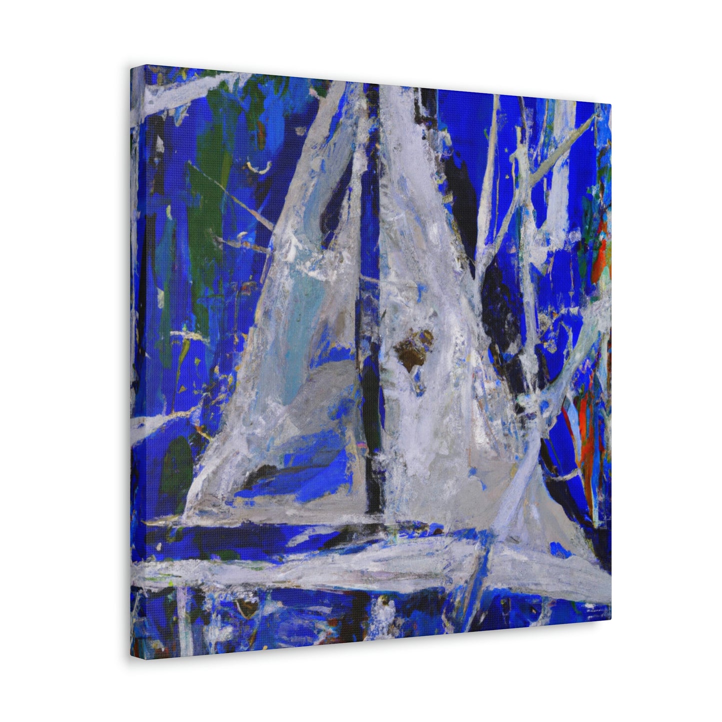 "Yacht on a Wave" - Canvas