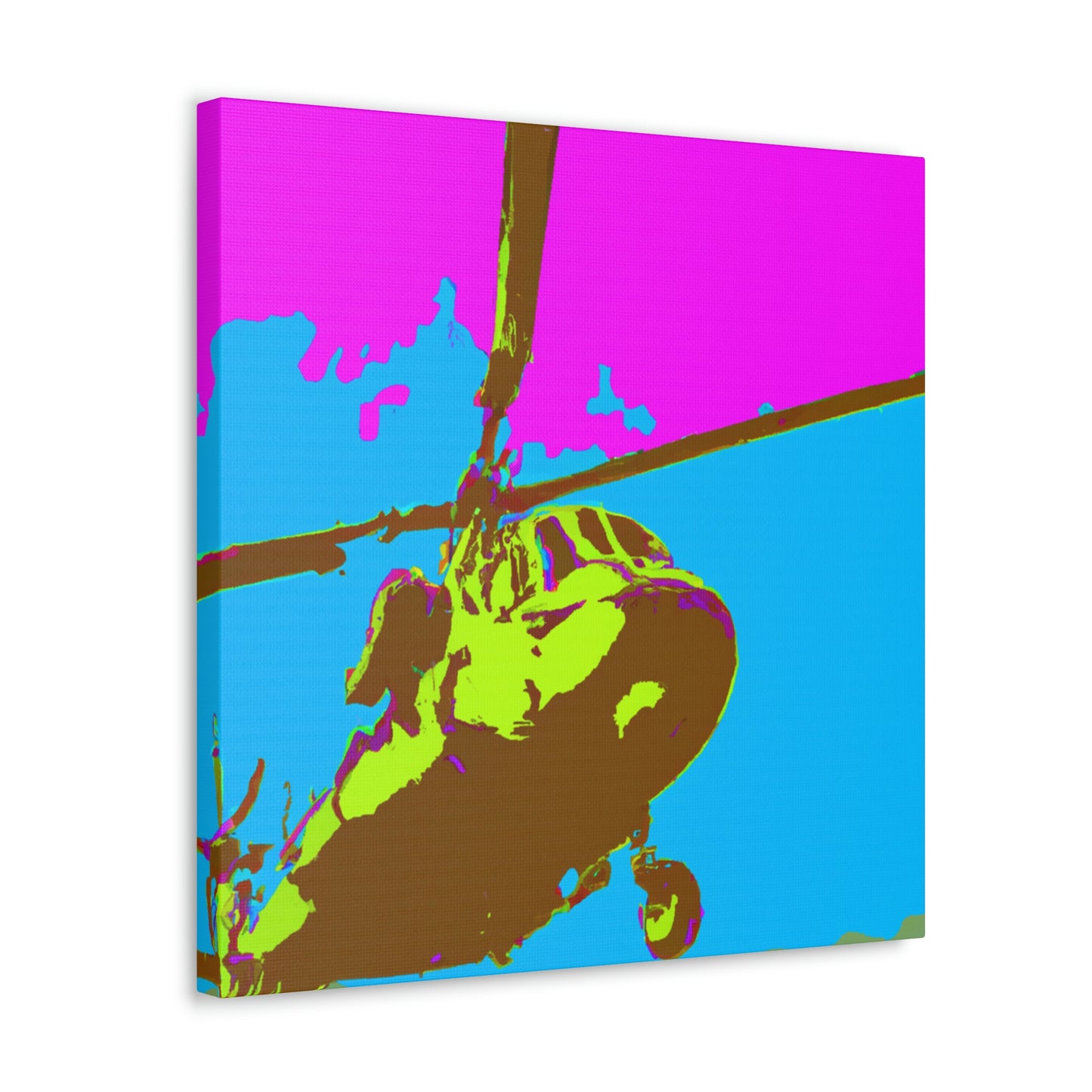 Helicopter Pop Artful - Canvas