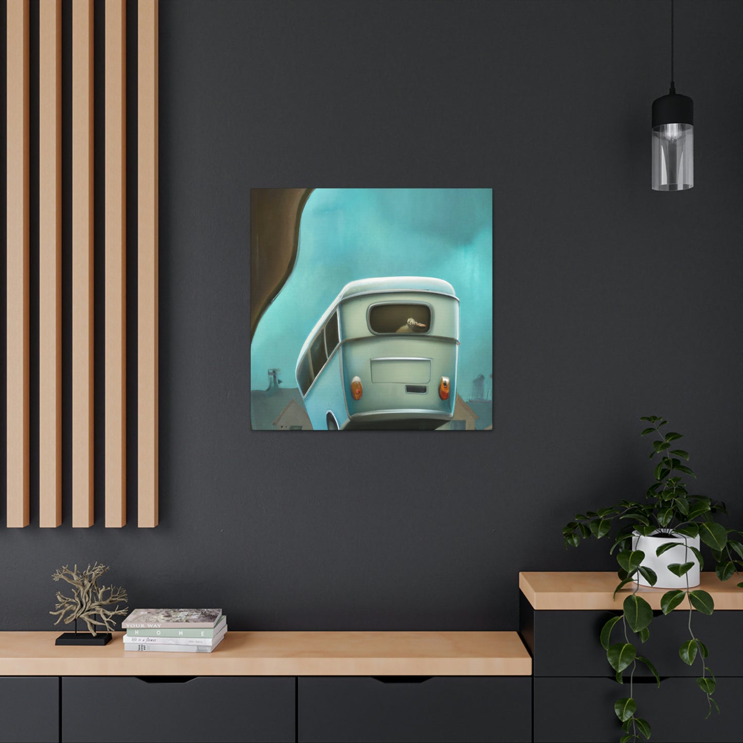 "Camper Van Onward Travel" - Canvas