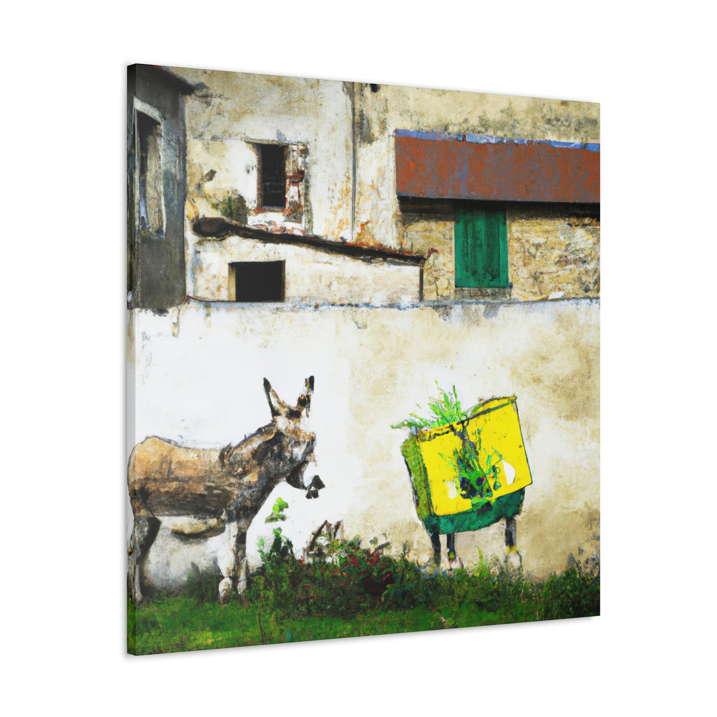 "Donkey Street Mural" - Canvas