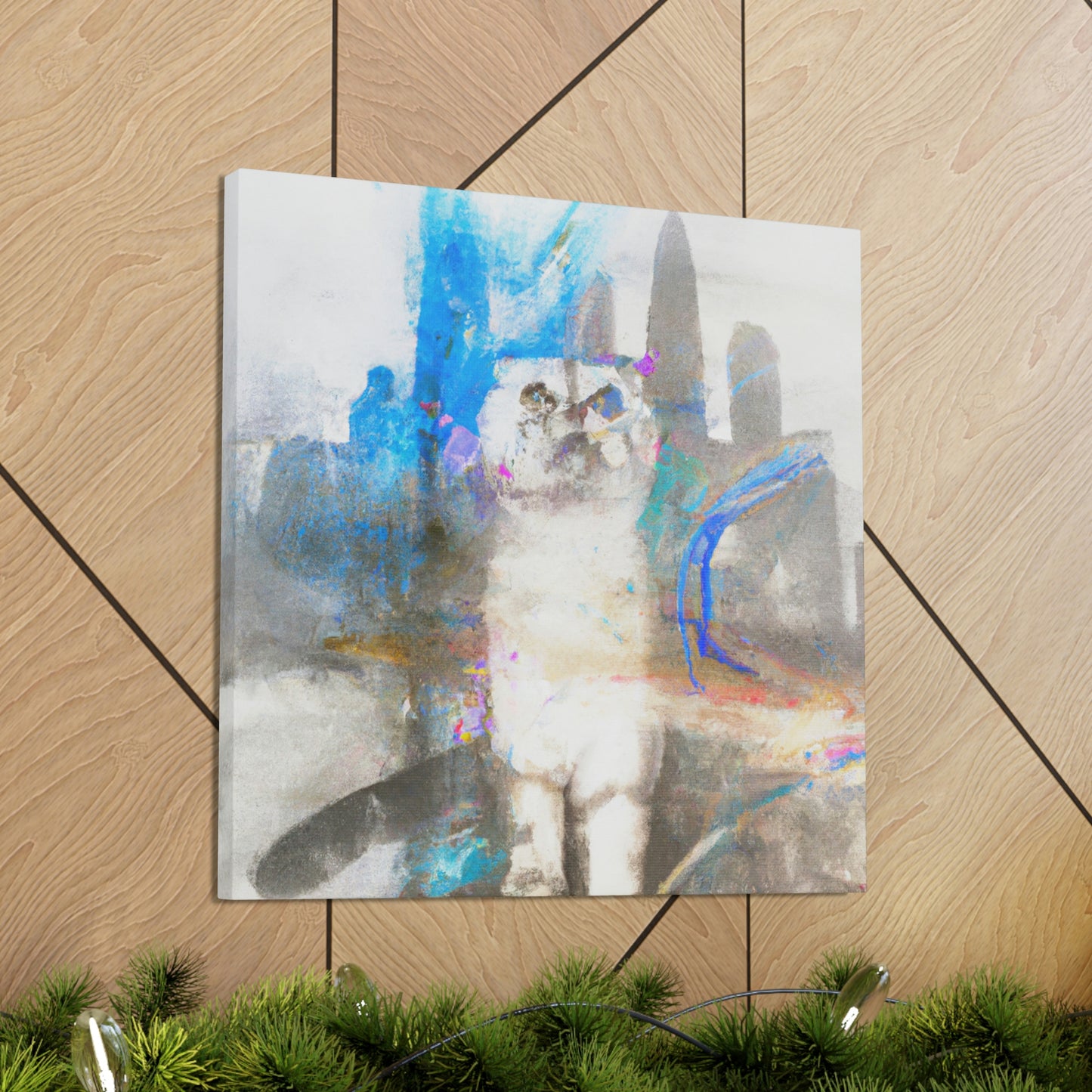 "Scottish Fold Dreamscape" - Canvas