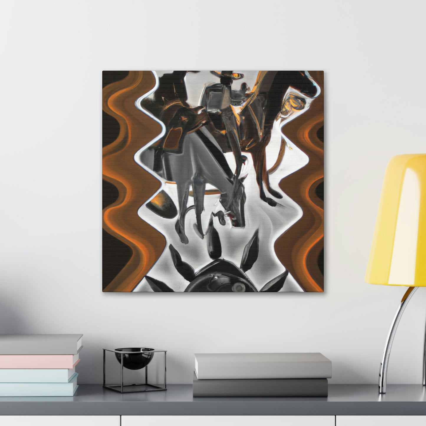 "Rodeo in the Roaring Twenties" - Canvas