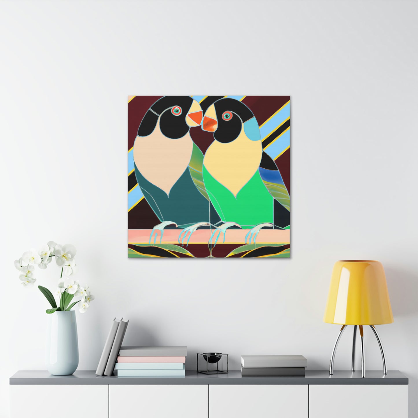 Lovers in Ecstasy. - Canvas