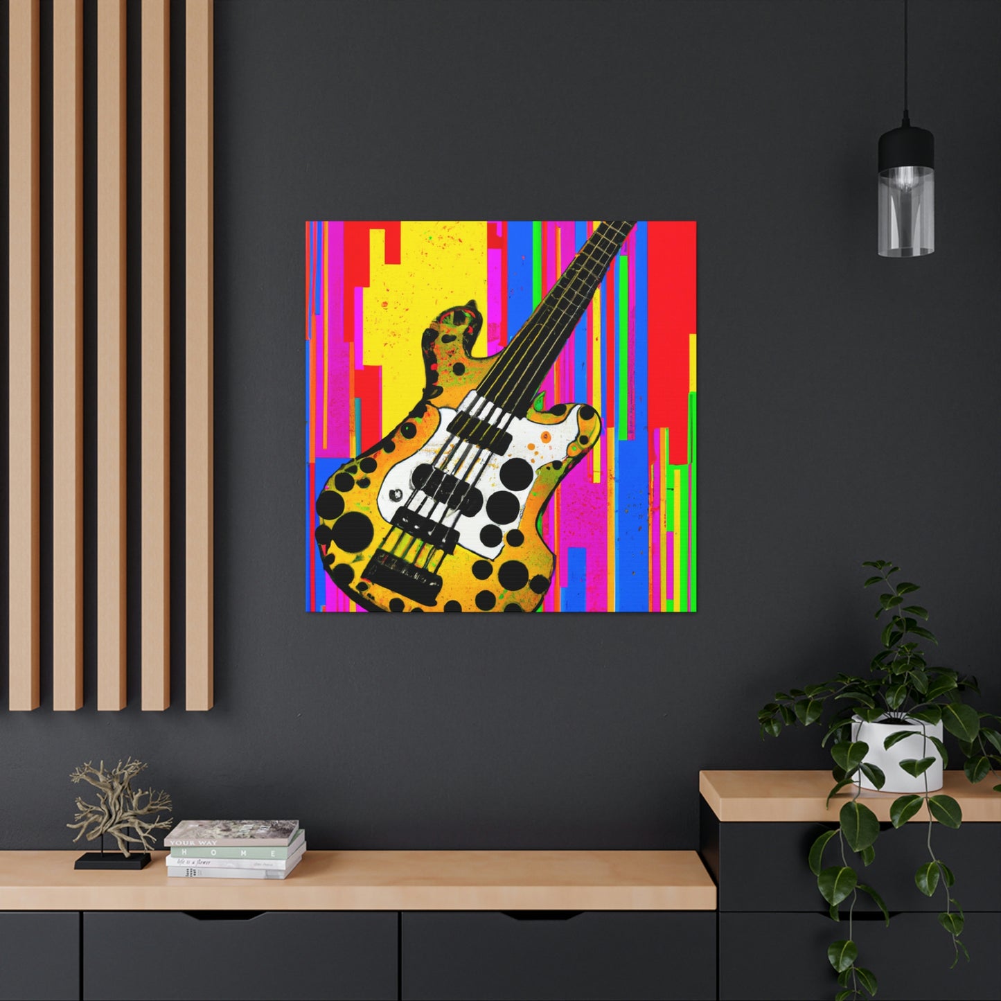 "Fauve Bass Guitarist" - Canvas