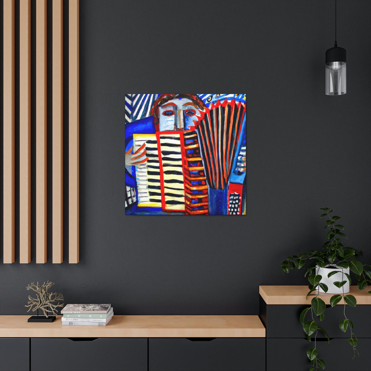 Accordion and Expressionism - Canvas