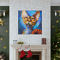 "Devon Rex Regal Portrait" - Canvas