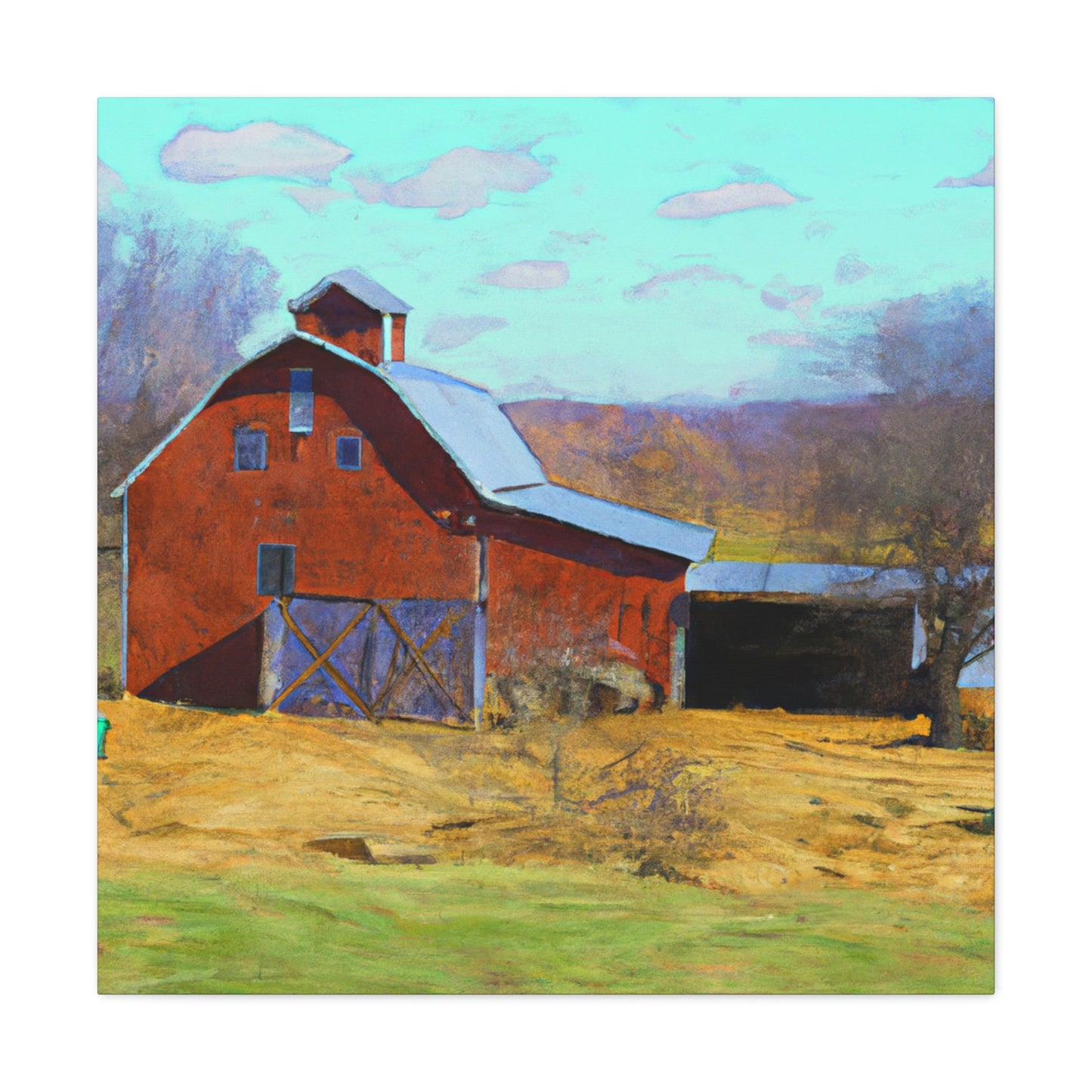 "Barn in the Countryside" - Canvas